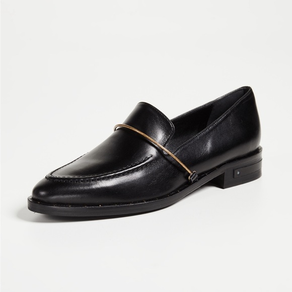 Freda Salvador Shoes - Freda Salvador Black Leather Loafers